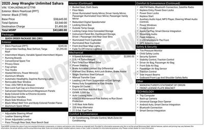 2020 Jeep Wrangler Unlimited Sahara