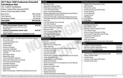2017 RAM 1500 Tradesman