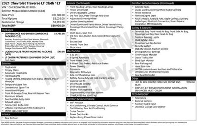 2021 Chevrolet Traverse LT 1LT