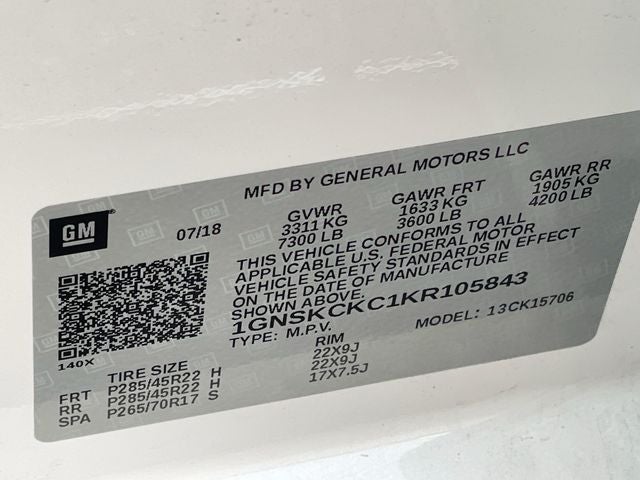 2019 Chevrolet Tahoe Premier