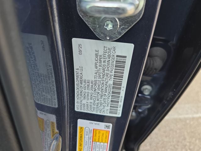 2025 Honda Accord SE