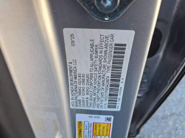 2025 Honda Accord SE