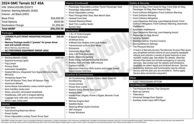 2024 GMC Terrain SLT