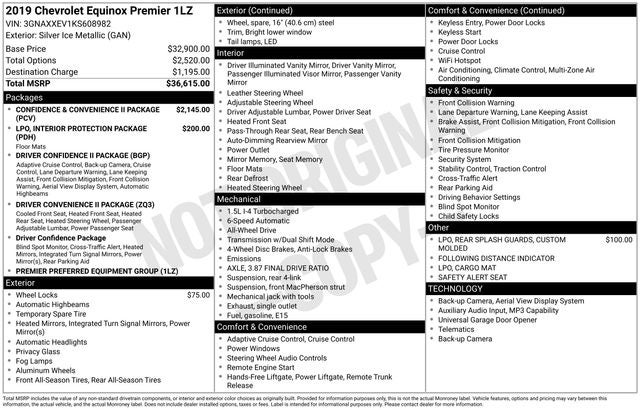 2019 Chevrolet Equinox Premier