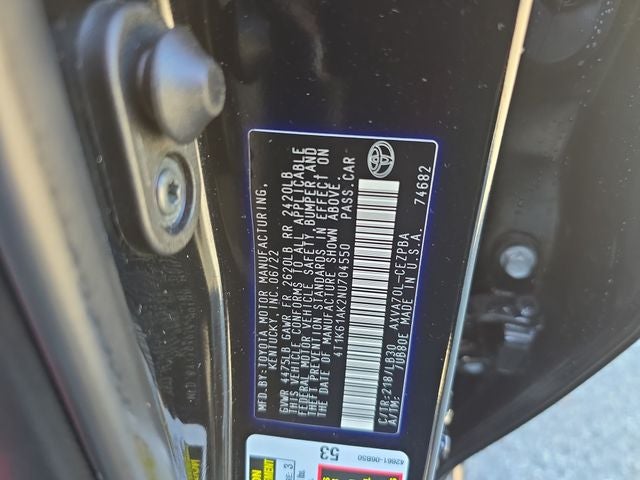 2022 Toyota Camry XSE