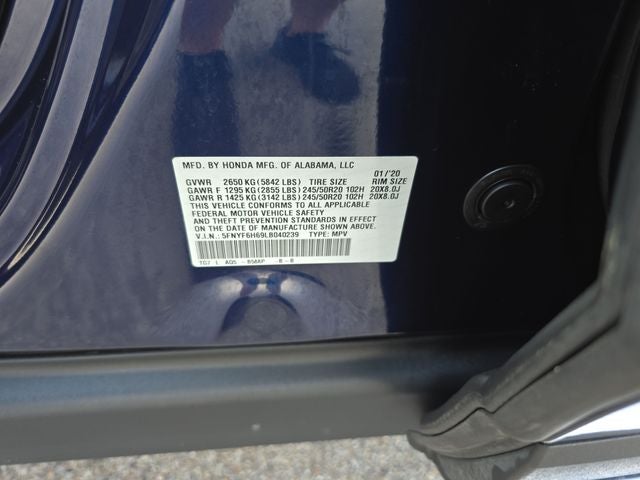2020 Honda Pilot Touring 7 Passenger