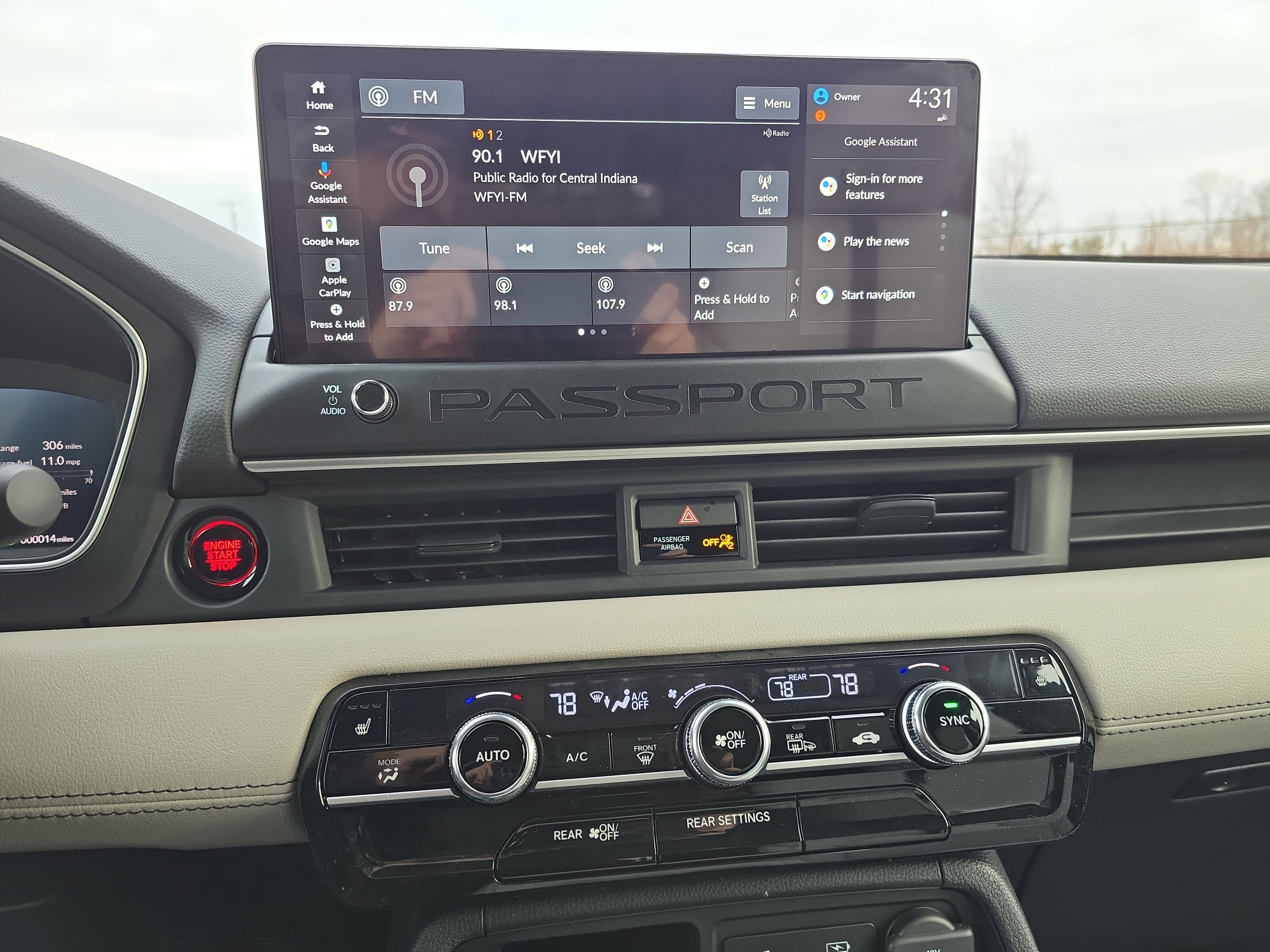 2026 Honda Passport RTL