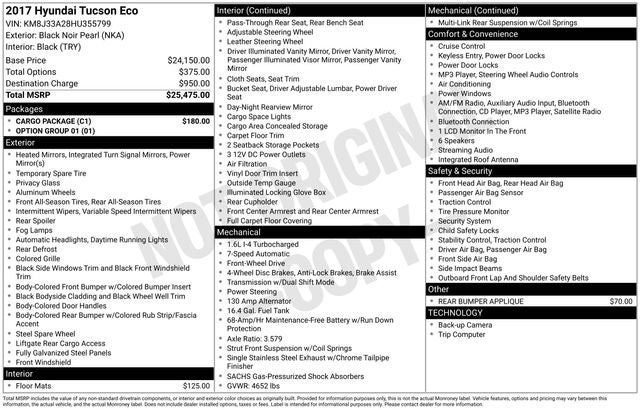 2017 Hyundai Tucson Eco