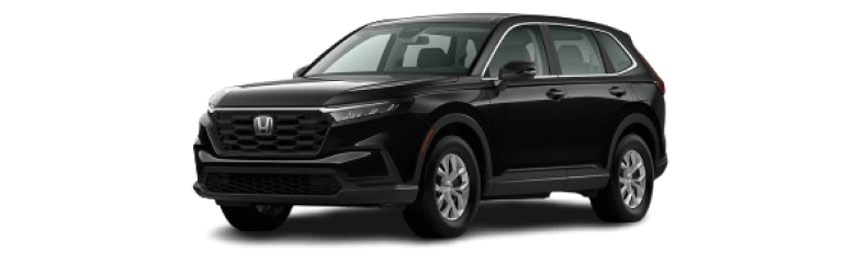 Black 2026 Honda CR-V, front three-quarter view