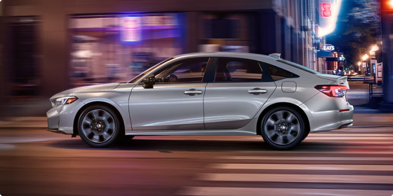 2026 Honda Civic Sport Hybrid, exterior three-quarter view