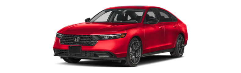 Red 2026 Honda Accord SE, front three-quarter view